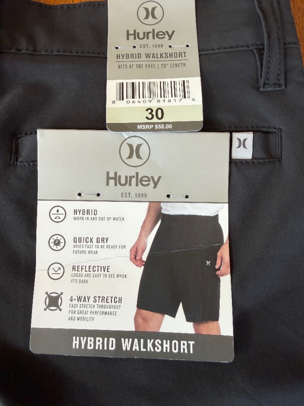 Mens Hurley Hybrid Walkshort